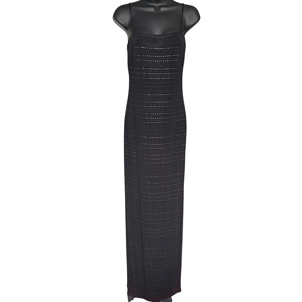 Vintage y2k‎ Alchemy Dress Sz 6 Whimsygoth Grunge Sheer Glitter Maxi